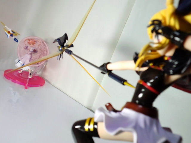 フェイトちゃん1/7スケールとなのはさん1/8スケール