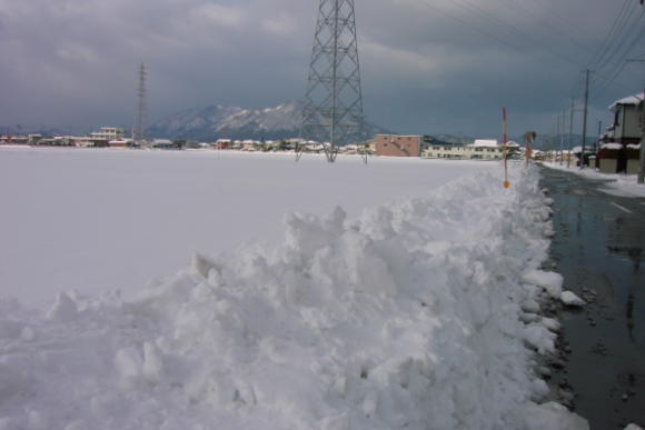 今日の9:30ころの家の前