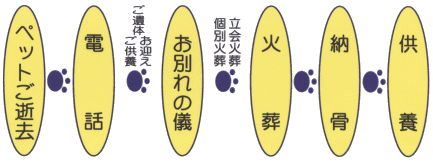 サービスの流れ