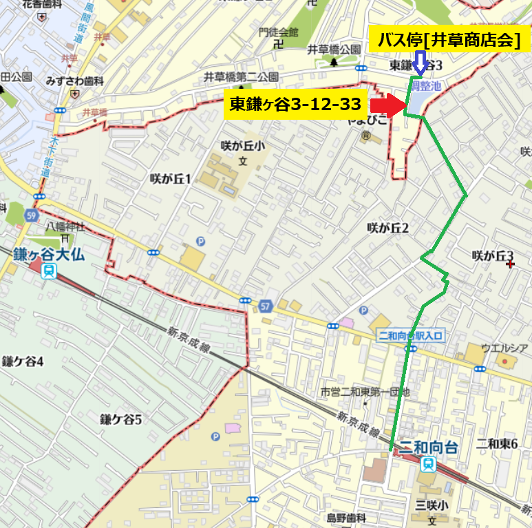 徒歩地図 徒歩地図