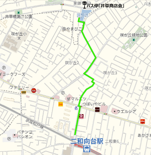 徒歩地図