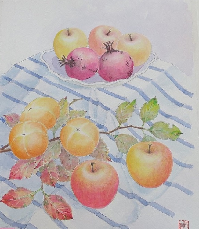 鈴木勝信水彩と日本画展