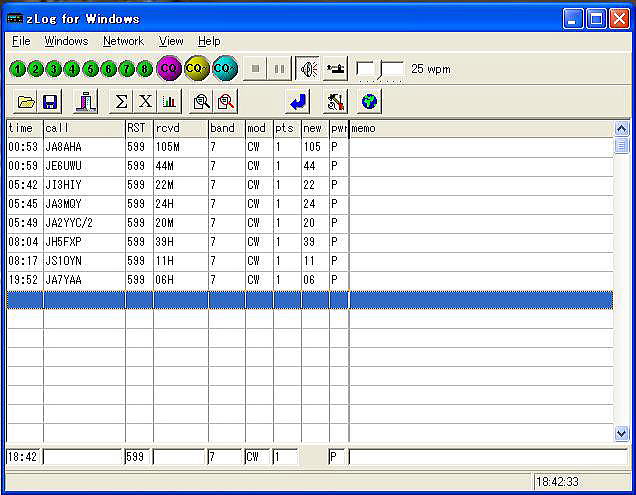 47th ALL JA Contest Log