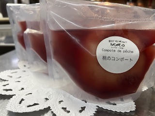桃のコンポート