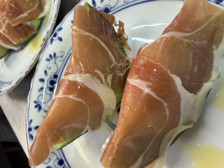生ハムメロン