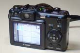 PowerShot G7（背面）：クリックで拡大