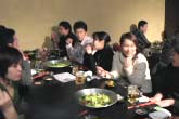 楽しく歓談中