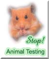 �o�i�[�uStop! Animal Testing�v
