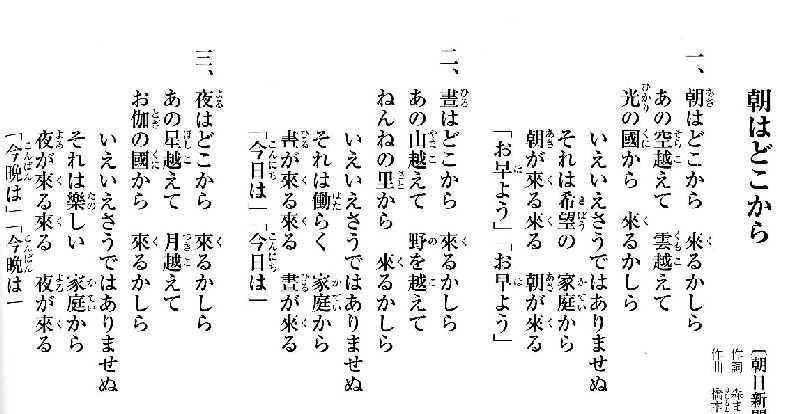 なっとく童謡 唱歌 橋本国彦 佐々木すぐるの童謡 朝はどこから 赤ちゃんのお耳 池田小百合