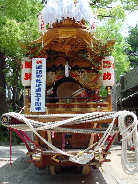 大阪市城東区 諏訪神社地車50周年記念祭