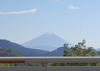 結構、富士山が大きく見える