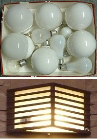 まだ残している電球など..