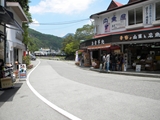 昇仙峡 滝上商店街