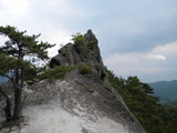 昇仙峡 羅漢寺山 太刀の抜き石