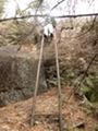 昇仙峡 旧羅漢寺 弥三郎岳への梯子