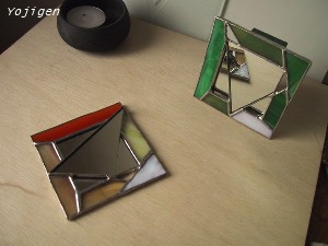 Small Stained Glass Mirrors 2