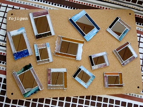 Small Stained Glass Mirrors 3 all