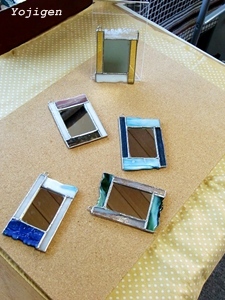 Small Stained Glass Mirrors 3 large