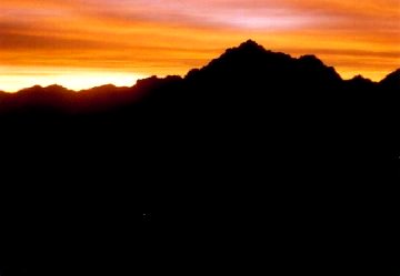 Mt.Tsurugi at Daybreak