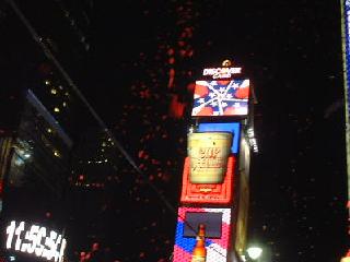 just before the moment of the new year
