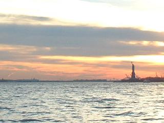 the Statue of Liberty