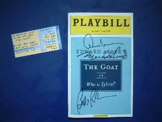 the ticket and playbill