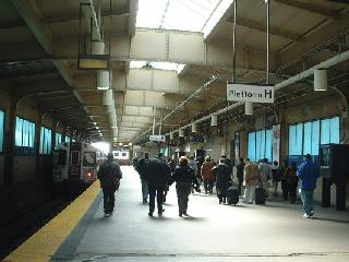 at the Newark platform