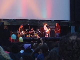 a band playing