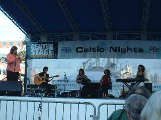 Celtic music stage