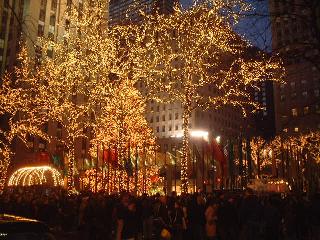 illuminations at Rockefeller Center