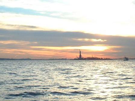the Statue of Liberty