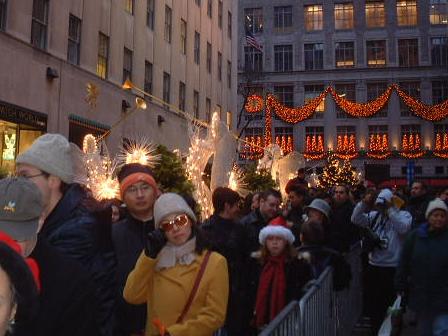 at Rockefeller Center