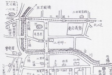 大正8年前後の麻布界隈