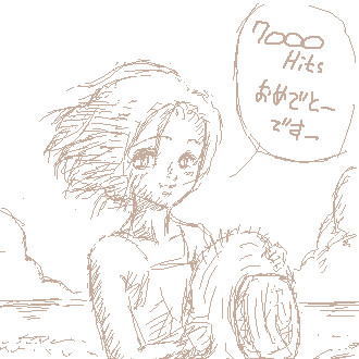 �P�F7000HITS���߂łƊG for ��M���q