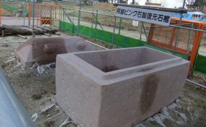 阿蘇ピンク石の石棺