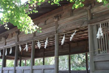 前宮の十間廊、御頭祭の舞台