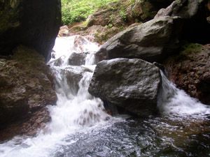 小さな滝