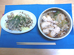夕飯です