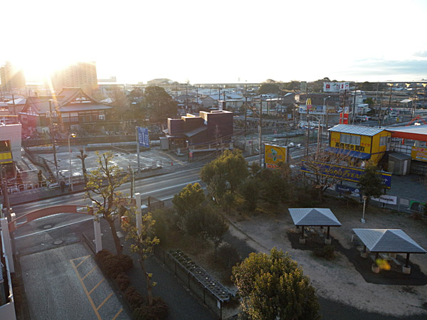 13日朝7時の光景