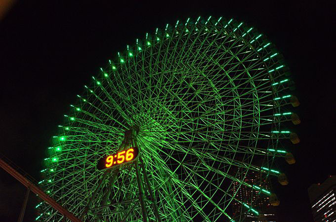 夜のコスモクロック
