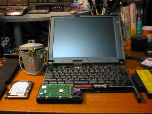 ThinkPad 560Z 2640-B0J 400MHz 128MB SSD化 ThinkPad 560Z 2640-B0J 400MHz 128MB SSD化（HDD換装）