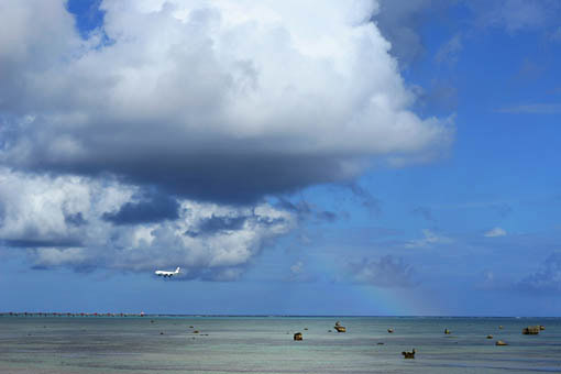 rainbow at shimoji-shima island