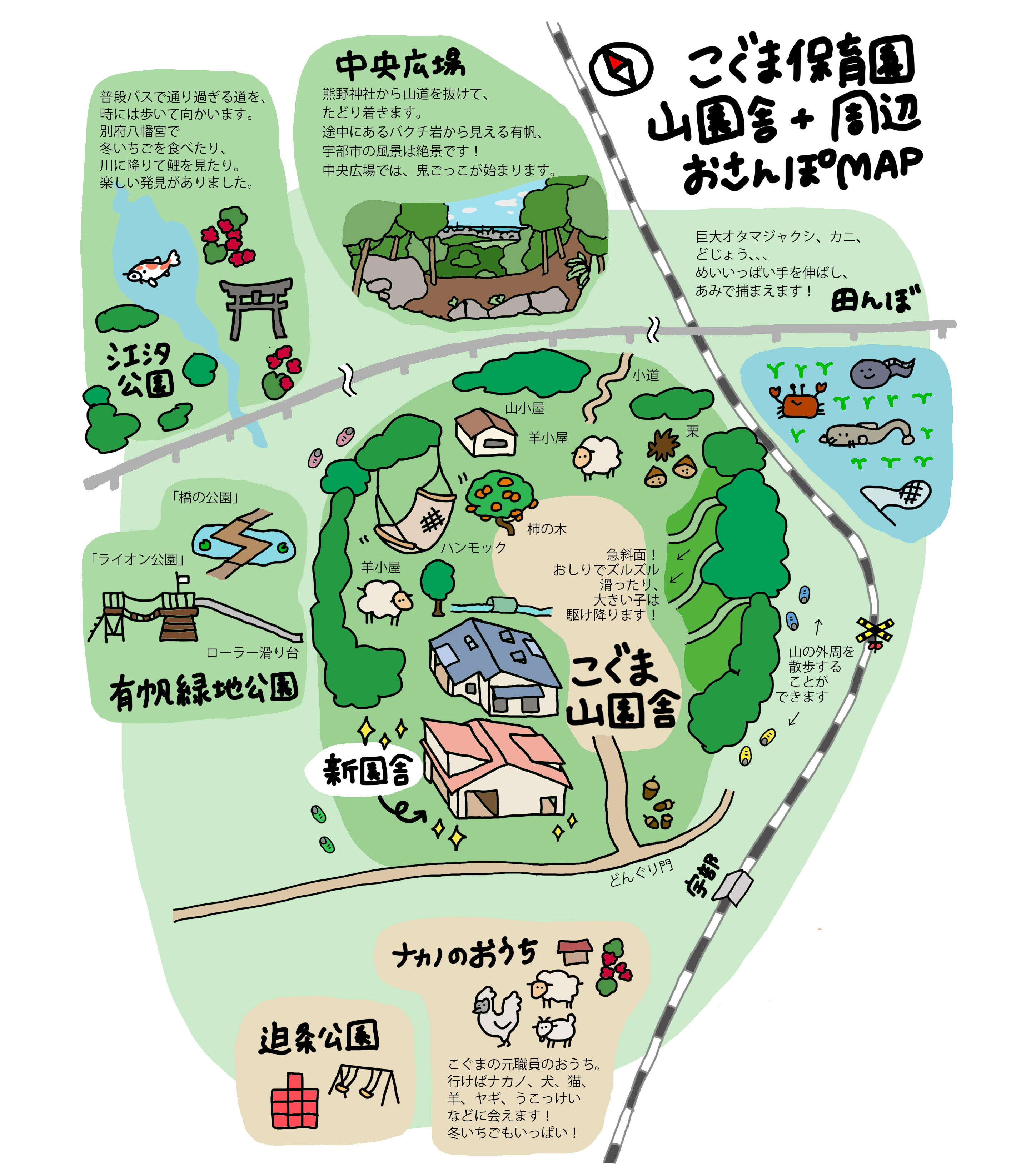 山おさんぽMAP