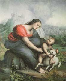 聖母子と子羊