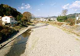 ��������Ă���A���̏㗬���̎ʐ^