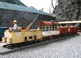 ���ۂɎg�p���ꂽ�g���b�R�d�Ԃ̎ʐ^