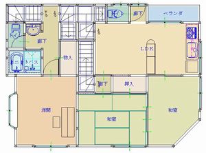 キッチンリフォーム図面前