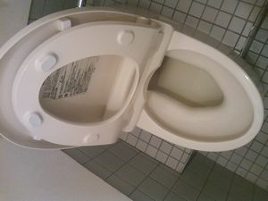 トイレリフォーム和風改造便器の取り付け後