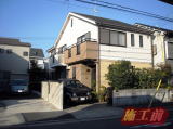 Ｋ様邸　名古屋市南区　屋根シリコン遮熱（日本ペイントのサーモアイSi）　壁シリコン