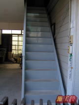 Ｓ様邸名古屋市南区　鉄の階段、鉄の手すり　シリコン塗装